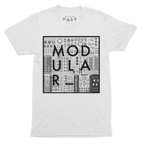 Modular Synthesiser T-Shirt / White - Future Past Clothing