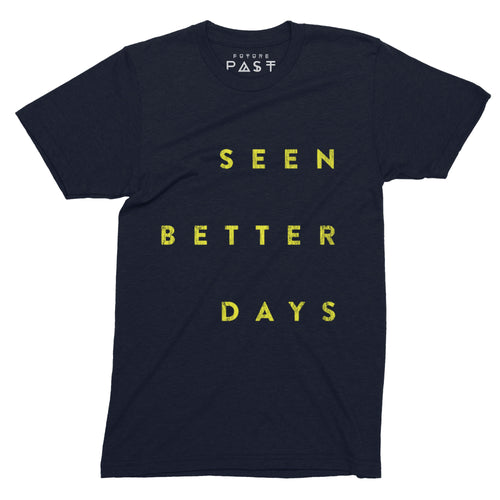 Seen Better Days T-Shirt / Navy - Future Past Clothing