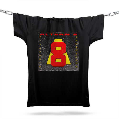 Official Altern-8 E-Vapor-8 T-Shirt / Black - Future Past Clothing