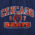 Chicago Beats T-Shirt / Navy - Future Past Clothing
