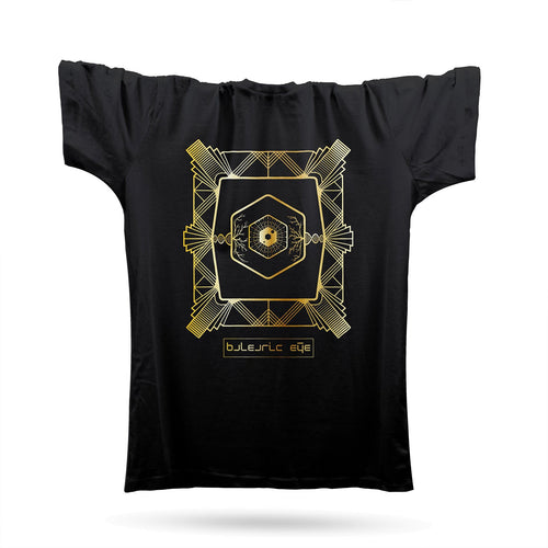 Acid Deco Balearic Eye Dave Little T-Shirt / Black
