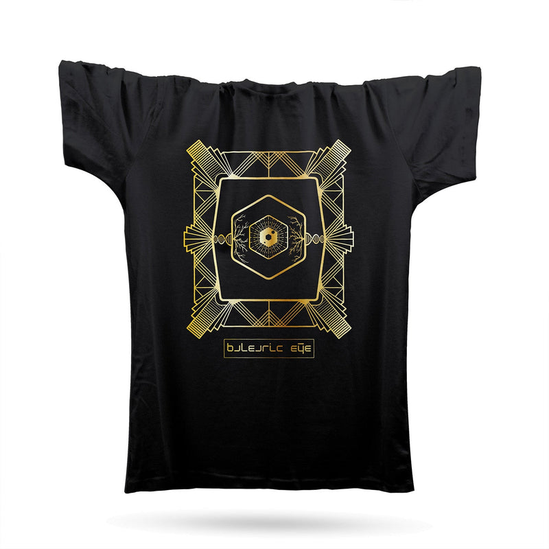 Acid Deco Balearic Eye Dave Little T-Shirt / Black