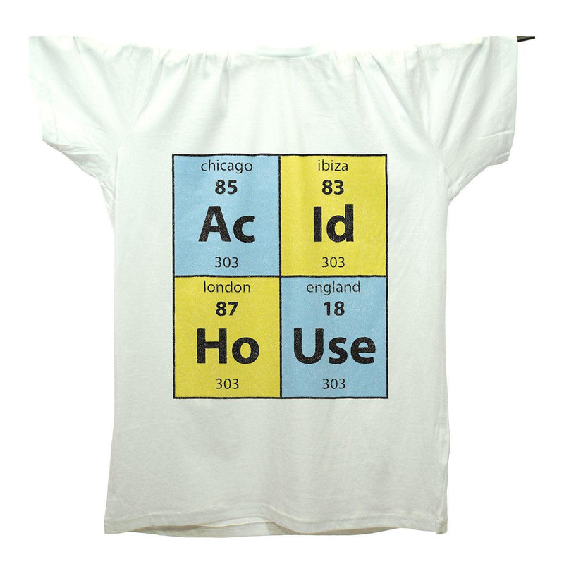 Acid House Elements T-Shirt / White
