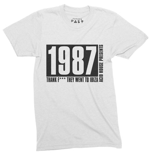 Acid House Presents Ibiza 1987 T-Shirt / White