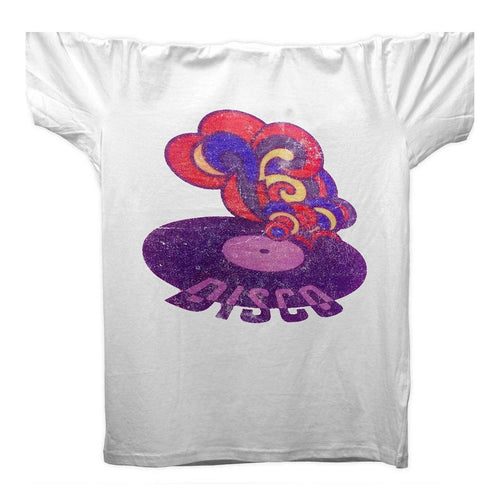 Classic Disco Inspired T-Shirt / White