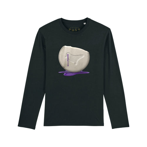 When Doves Cry Long Sleeve T-Shirt / Black