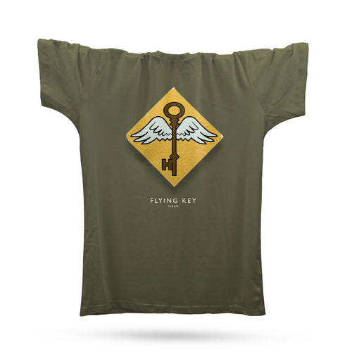 Flying Key Tab Rave T-Shirt JMC / Khaki