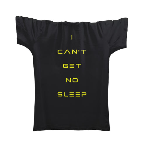 I Can't Get No Sleep Acid House T-Shirt / Black