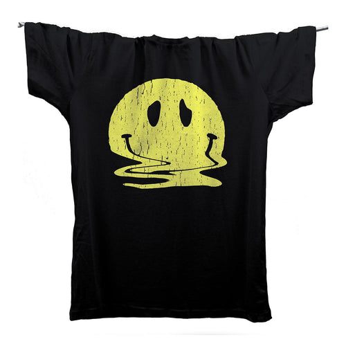 Melted But Still Smiling T-Shirt / Black