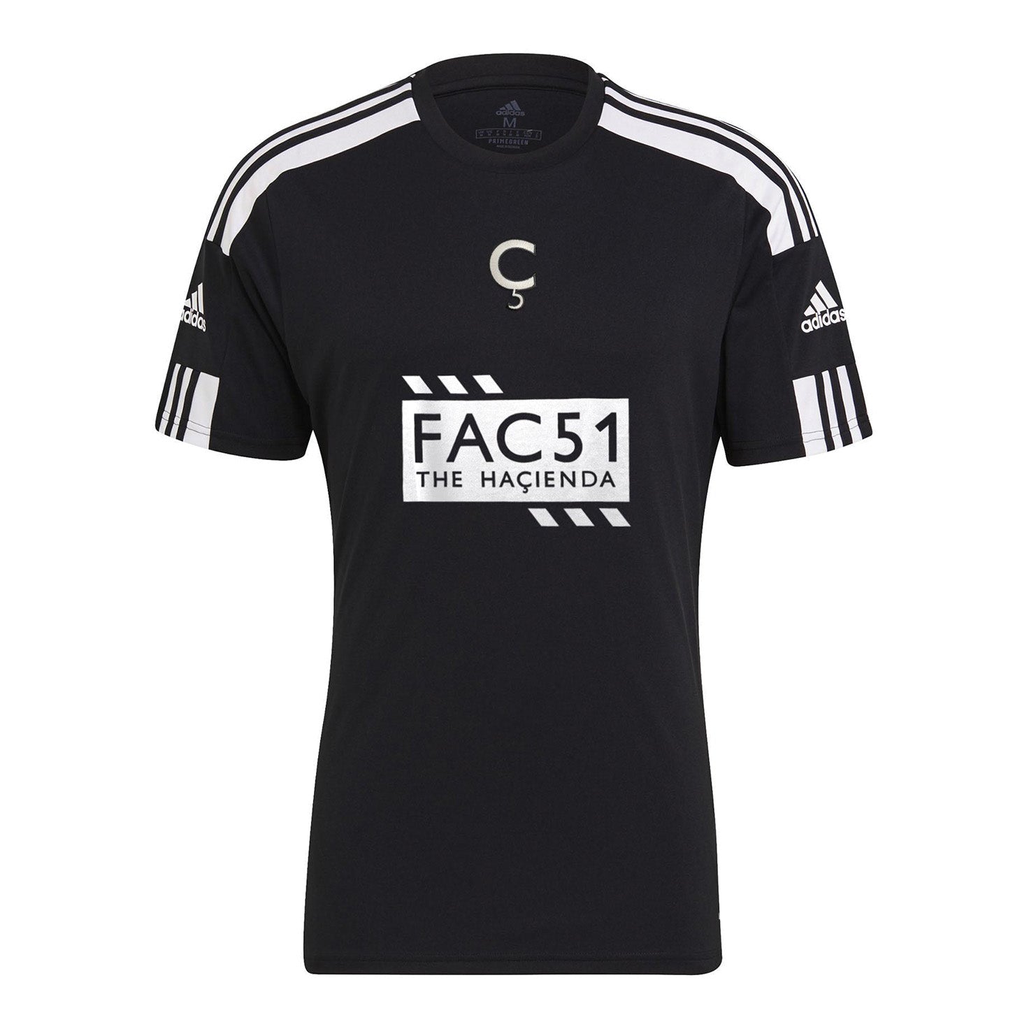 Official Hacienda FAC51 Matchday Shirt Black White Small Black