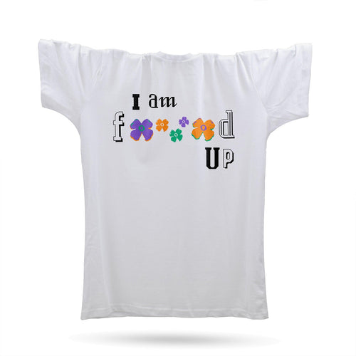 Official I Am Flowered Up T-Shirt / White