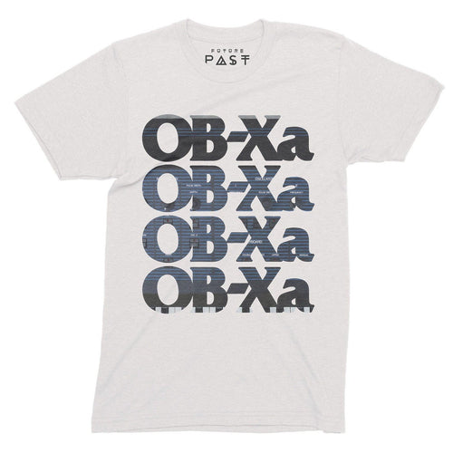 Tribute to OB-Xa Synthesiser T-Shirt / White