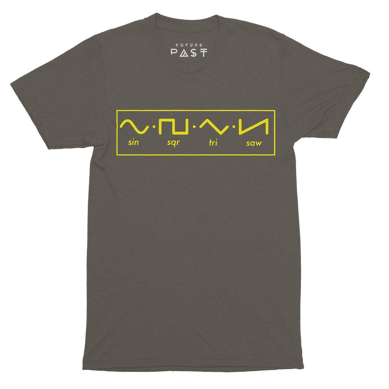 Waveforms T-Shirt Khaki