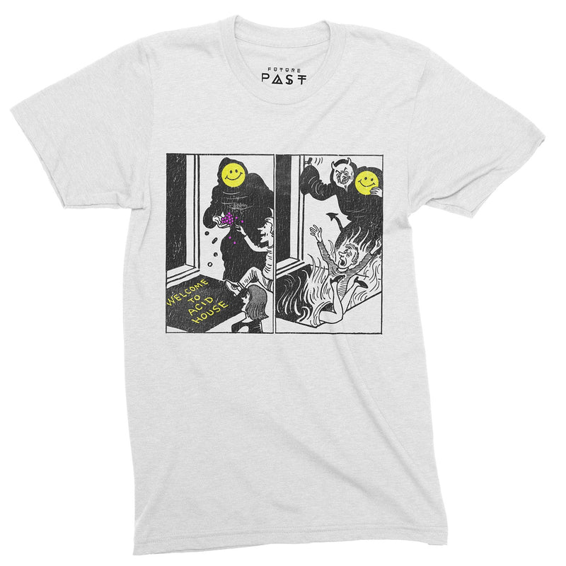 Welcome To Acid House T-Shirt / White