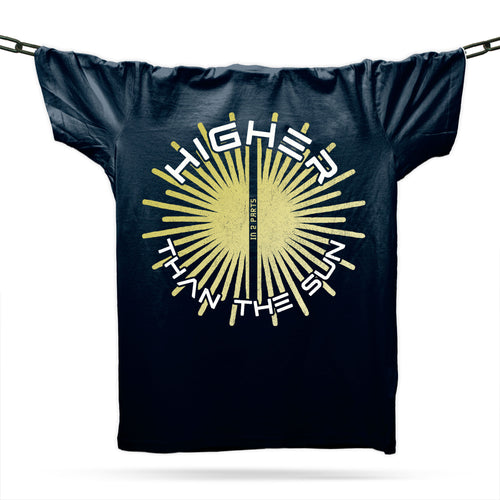 Higher Than The Sun T-Shirt / Navy