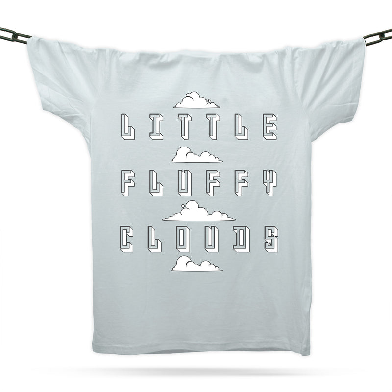 Little Fluffy Clouds T-Shirt / Light Blue