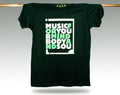 Music For Your Mind T-Shirt / Black - Future Past Clothing