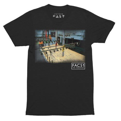 Hacienda FAC51 Tribute T-Shirt / Black - Future Past Clothing