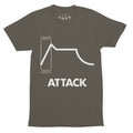 Envelope Attack Analog T-Shirt / Khaki - Future Past Clothing