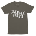 Sinewave Waveform T-Shirt / Khaki - Future Past Clothing