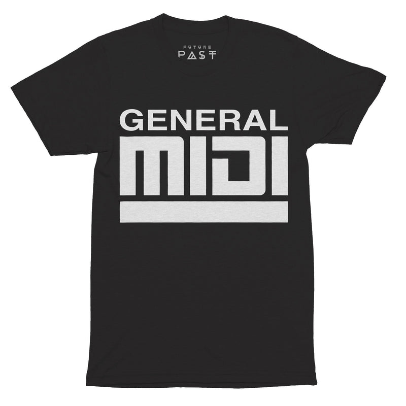 General Midi T-Shirt / Black - Future Past Clothing