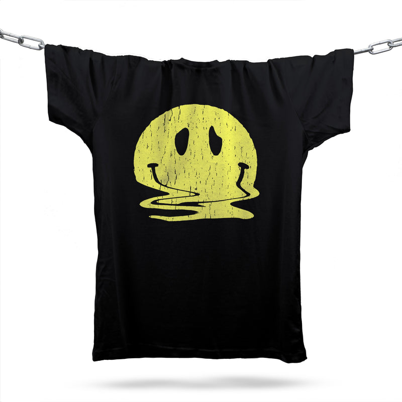 Melted But Still Smiling T-Shirt / Black - Future Past Clothing