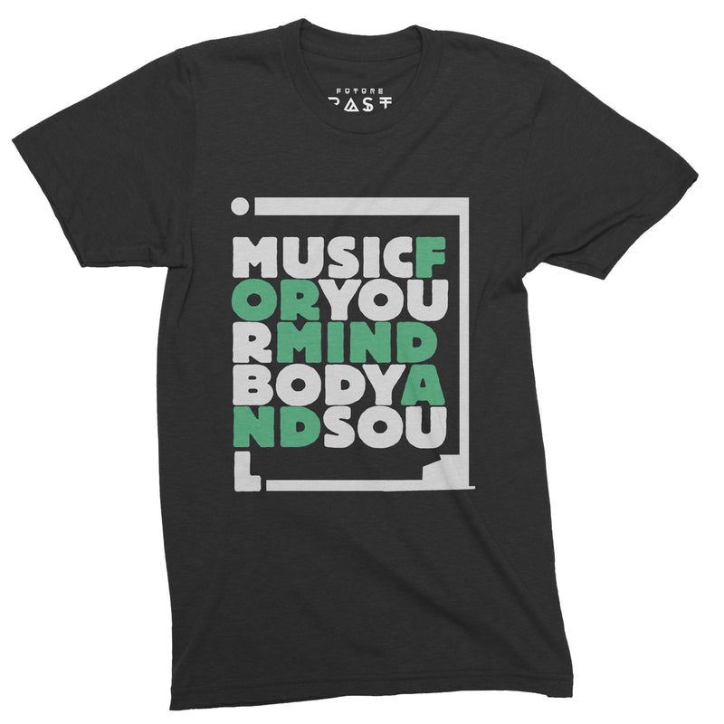 Music For Your Mind T-Shirt / Black - Future Past Clothing