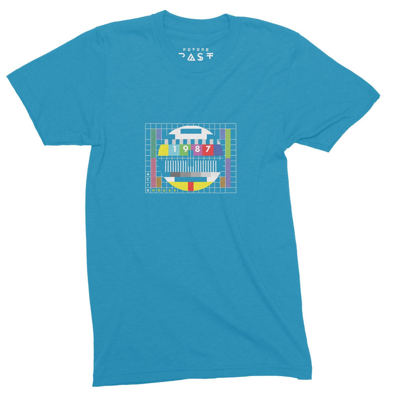 Acid House 1987 Test Card T-Shirt / Atoll - Future Past Clothing