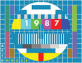 Acid House 1987 Test Card T-Shirt / Atoll - Future Past Clothing
