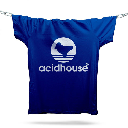 Acid House Sportswear T-Shirt / Royal - Future Past Clothing