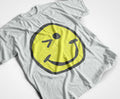 Winking Smiler Loves Acid House T-Shirt / White - Future Past Clothing