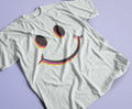Smiler Eyes T-Shirt / White - Future Past Clothing