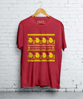 Christmas Acid House  T-Shirt / Red - Future Past Clothing
