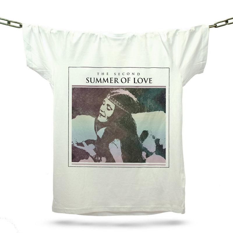 Second Summer Of Love T-Shirt / White - Future Past Clothing
