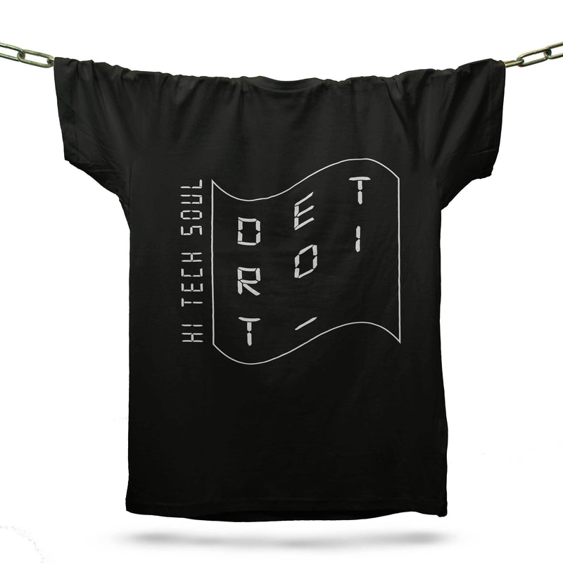 Detroit Hi Tech Soul Techno T-Shirt / Black - Future Past Clothing