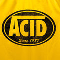 Acid Skatewear T-Shirt / Gold - Future Past Clothing