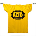 Acid Skatewear T-Shirt / Gold - Future Past Clothing