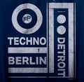 Berlin Detroit Techno T-Shirt / Navy - Future Past Clothing
