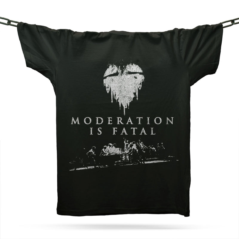 Moderation Is Fatal T-Shirt / Black - Future Past Clothing
