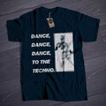 Dance To The Techno T-Shirt / Navy - Future Past Clothing
