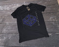 Geometric Substance T-Shirt / Black - Future Past Clothing