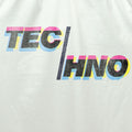 Total Techno T-Shirt / White - Future Past Clothing