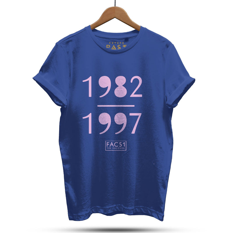 Official Hacienda FAC51 Years T-Shirt / Royal - Future Past Clothing