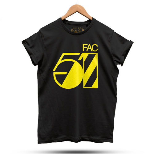 Official Hacienda FAC51 Studio T-Shirt / Black - Future Past Clothing