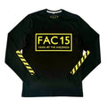 Official Hacienda FAC51 Collaboration 15 Years Long Sleeve T-Shirt / Black - Future Past Clothing