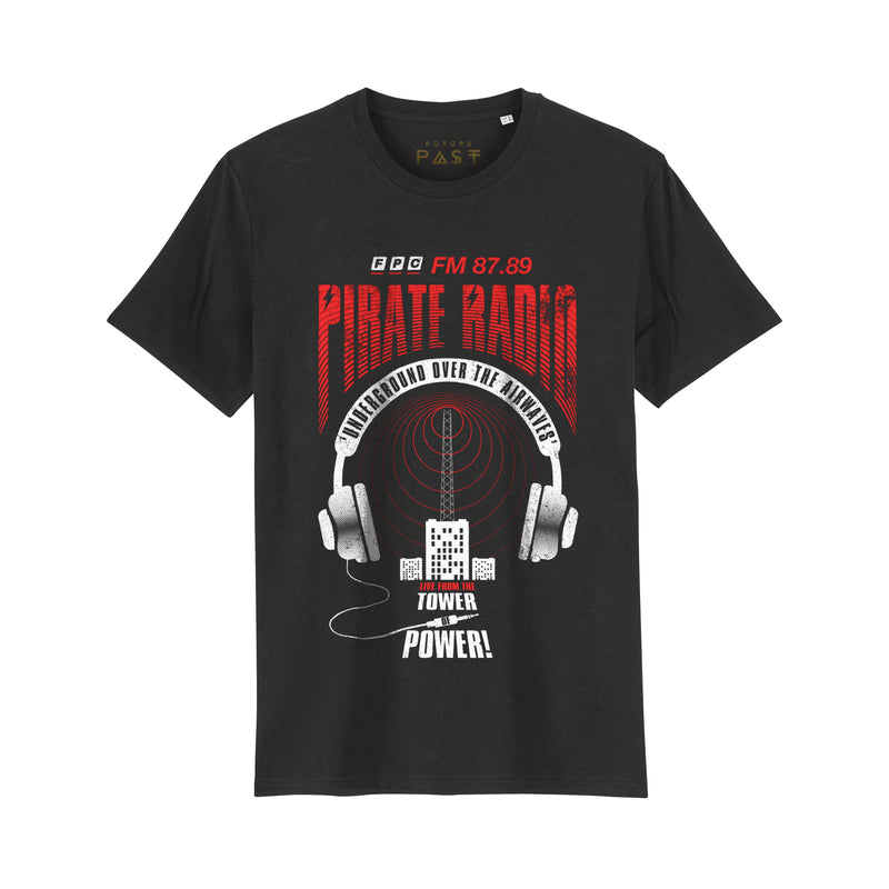 Pirate Radio T-Shirt / Black - Future Past Clothing