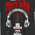 Pirate Radio T-Shirt / Black - Future Past Clothing