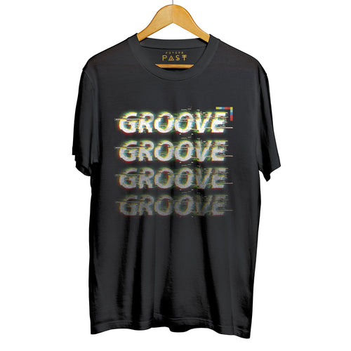 Groove Is In The Remix T-Shirt / Black - Future Past Clothing