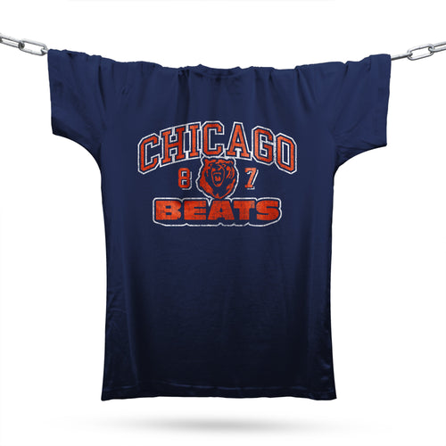 Chicago Beats T-Shirt / Navy - Future Past Clothing