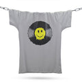 Vinyl Smiler Remix T-Shirt / Grey